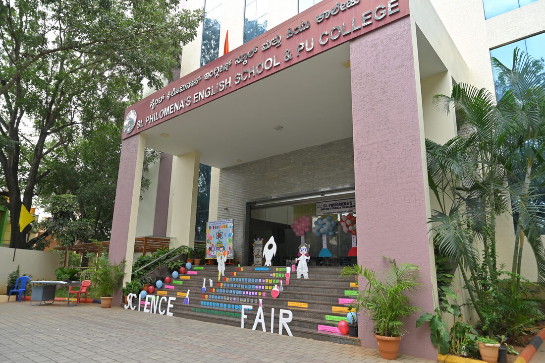 St. Philomena's English School & PU College campus, Vidyaranyapura